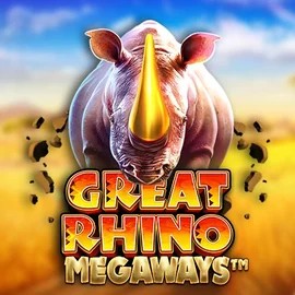 Official Slots logo: Great Rhino Megaways by Pragmatic Play at Candy Casino