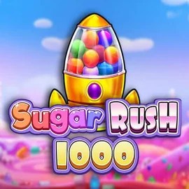 Sugar Rush 1000 slot logo by Pragmatic Play at Candy Casino